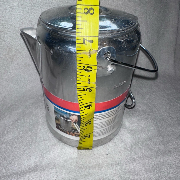 NOS Vintage Coleman 9 Cup Aluminum Camping Coffee Pot - Picture 8 of 8
